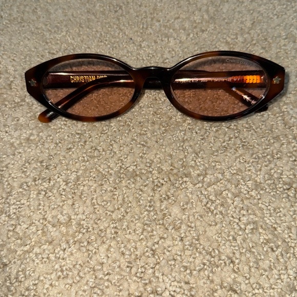 Tortoiseshell Brown Oval Glasses, comes with box, designer - Picture 1 of 8